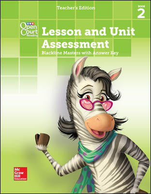 Open Court Reading Grade 2 Lesson & Unit Assessment Blms With Answer Key Book 2
