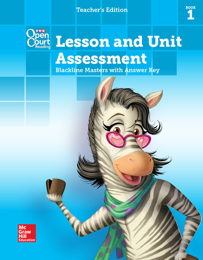 Open Court Reading Grade 3 Lesson & Unit Assessment Blms With Answer Key Book 1