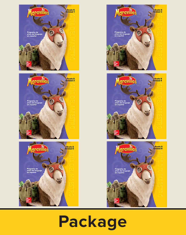 Maravillas Teachers Edition Package Grade 5