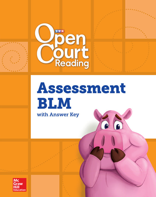 Open Court Reading Foundational Skills Kit Assessment Blackline Master Grade 1