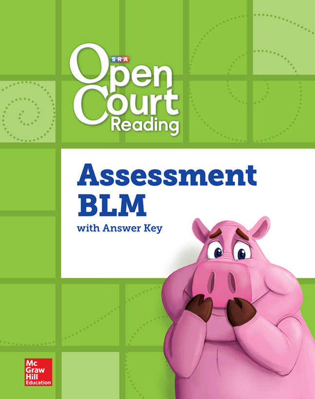Open Court Reading Foundational Skills Kit Assessment Annotated Teacher Edition Blackline Master Grade 2