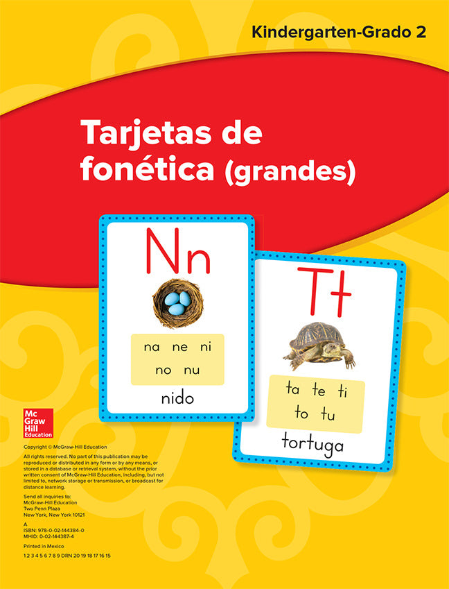 Maravillas Sound Spelling Large Cards Grades K 2