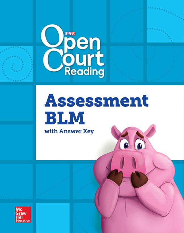 Open Court Reading Foundational Skills Kit Assessment Annotated Teacher Edition & Blackline Master Grade 3