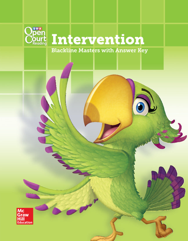 Open Court Reading Grade 2 Intervention Blm With Answer Key