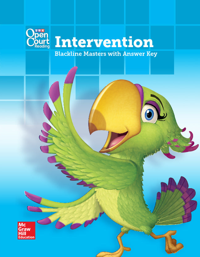 Open Court Reading Grade 3 Intervention Blm With Answer Key