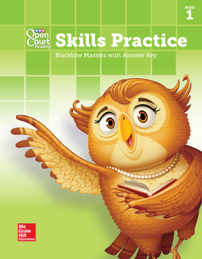 Open Court Reading Grade 2 Skills Practice Blm With Answer Key Book 1