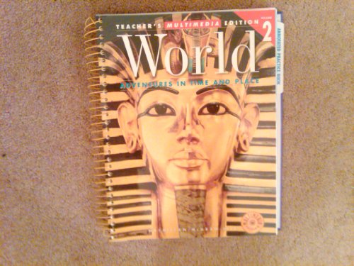 World, Adventures in Time and Place, Teacher's Multimedia Edition, Vol. 2 [Spiral-bound] Beyer; Gloria Contreras; Gloria Ladson-Billings; Walter C. Parker; Jean Craven; Mary A. McFarland and Barry K. Beyer