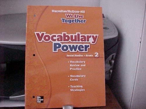 Vocabulary Power (We Live Together, Social Studies Grade 2) [Paperback] McGraw-Hill
