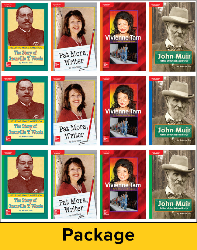 Timelinks Classroom Sets Grade 3 Grade 3 Leveled Biographies Deluxe Set 6 Each Of 15 Titles