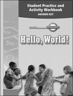 Timelinks Kindergarten Student Practice & Activity Workbook Answer Key