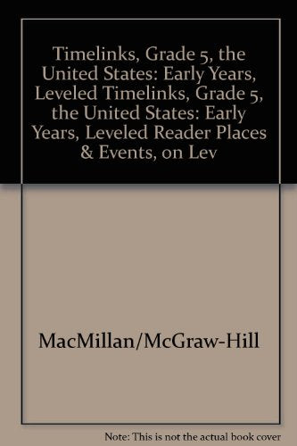 Timelinks Grade 5 Leveled Reader On Level Leveled Places & Events