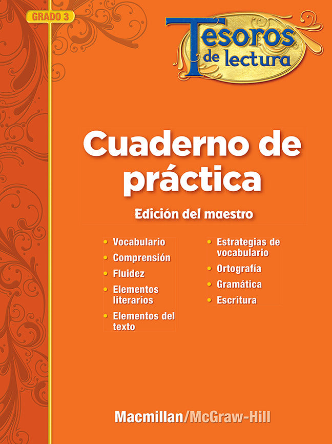 Tesoros De Lectura A Spanish Reading Language Arts Program Grade 3 Practice Book Teacher Annotated Edition