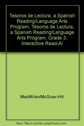Tesoros de lectura, A Spanish Reading/Language Arts Program, Grade 3, Interactive Read-Aloud Anthology (ELEMENTARY READING TREASURES) [Paperback] McGraw-Hill Education