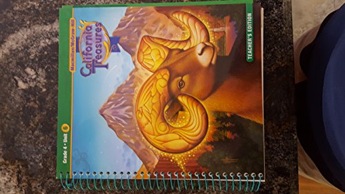 California Treasures Grade 4 Unit 6 Teacher's Edition [Unknown Binding] McGraw-Hill Education