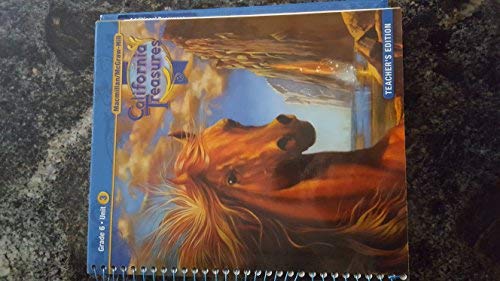 California Treasures Grade 6 Unit 3 Teacher's Edition [Spiral-bound] McGraw-Hill Education