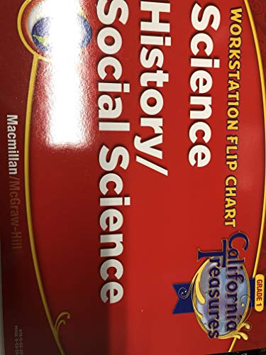 Workstation Flip Chart: Science History/Social Studies (California Treasures, Grade 1) [Spiral-bound] MACMILLAN
