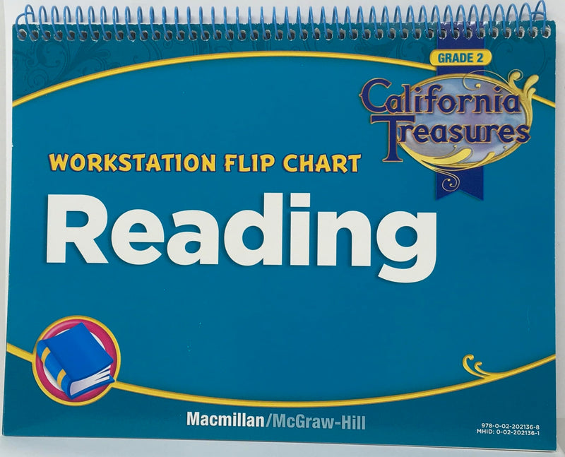 Workstation Flip Chart: Reading (California Treasures) Grade 2 [Spiral-bound] Macmillan/McGraw-Hill