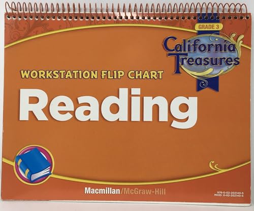 California Treasures Grade 3 Workstation Flip Chart Reading [Spiral-bound] MacMillan/McGraw-Hill