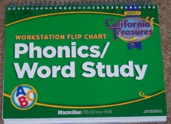 Workstation Flip Chart: Phonics/Word Study (California Treasures, Grade 4) [Spiral-bound] McGraw-Hill