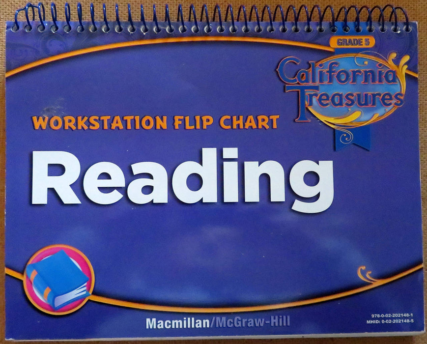 Workstation Flip Chart - READING - Grade 5 [Hardcover-spiral] California Treasures
