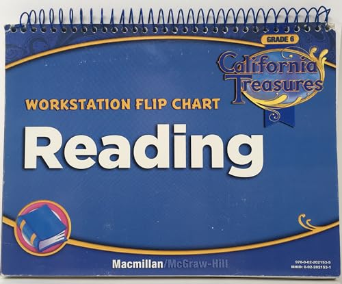 California Treasures Grade 6 Workstation Flip Chart Reading [Spiral-bound] MacMillan/McGraw-Hill