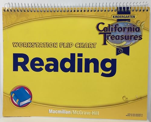 California Treasures Kindergarten Workstation Flip Chart Reading [Spiral-bound] MacMillan/McGraw-Hill