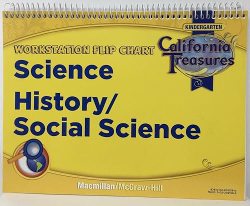 California Treasures Workstation Flip Chart Science History/ Social Science [Spiral-bound] MacMillan/McGraw-Hill