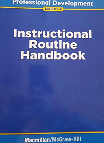 Instructional Routine Handbook (California Treasures Professional Development) [Paperback] McGraw-Hill Education