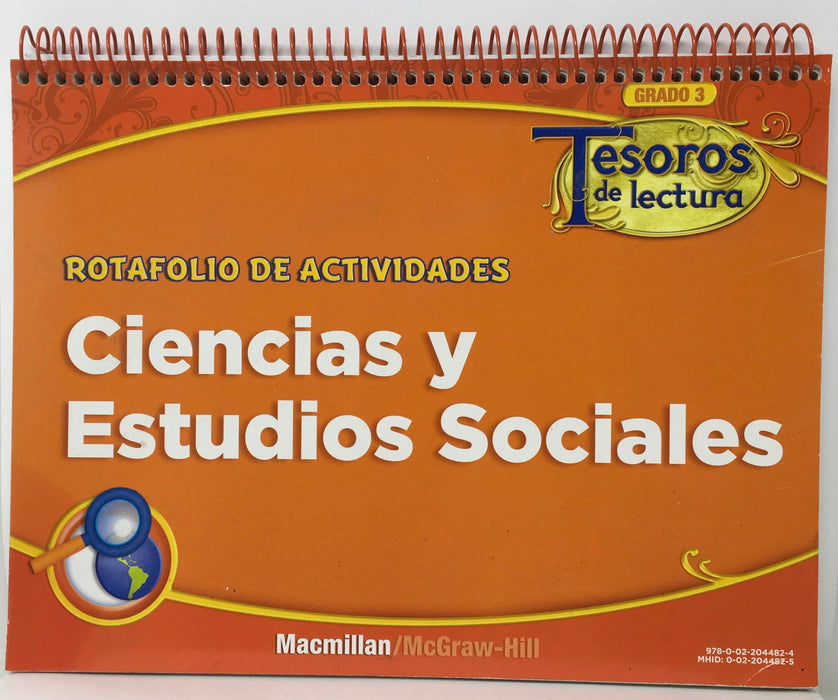 Tesoros De Lectura Rotafolio De Actividades Ciencias y Estudios Sociales [Spiral-bound] MacMillan/McGraw-Hill