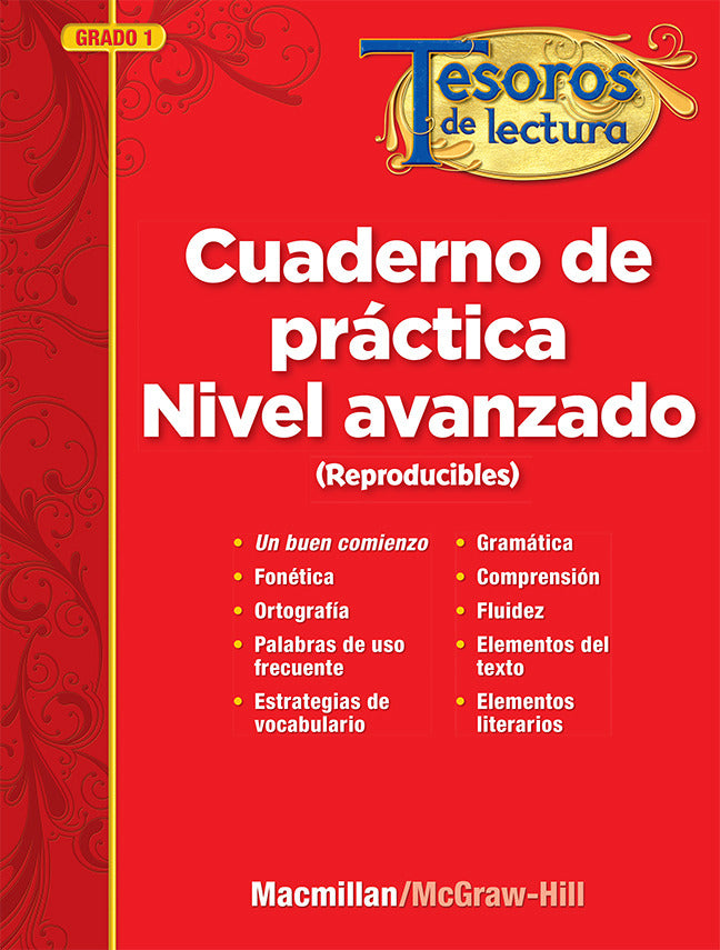 Tesoros De Lectura A Spanish Reading Language Arts Program Grade 1 Beyond Reproducibles Blackline