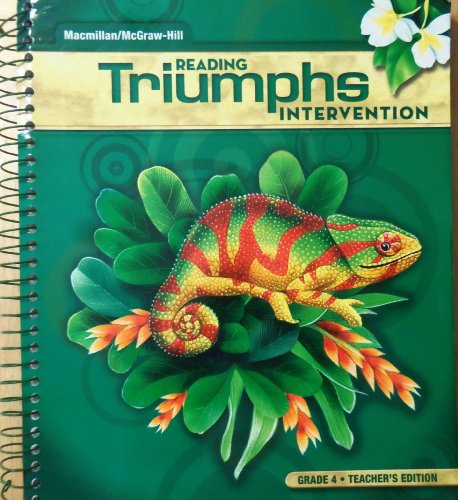 Reading Triumphs Intervention, Grade 4 Teacher Manual [Spiral-bound] Jan E. Hasbrouck