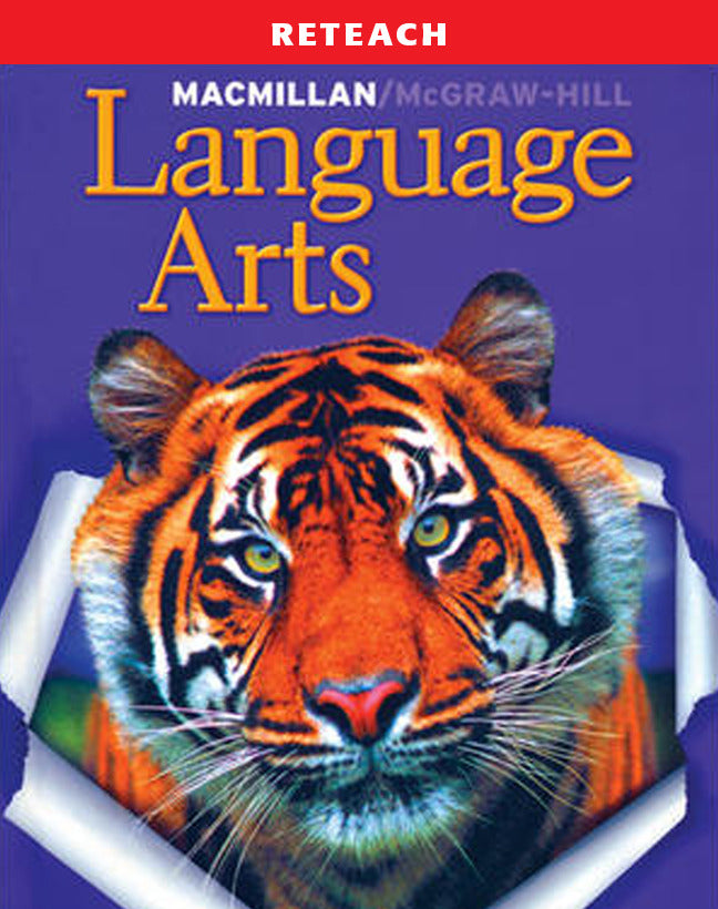Mcgraw Hill Language Arts Grade 4 Reteach Blackline Masters With Answer Key