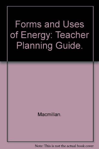 Macmillan Science Teacher's Planning Guide (Macmillan/McGraw-Hill Science, Forces and Uses of Energy) [Paperback] H.Prentic Baptiste