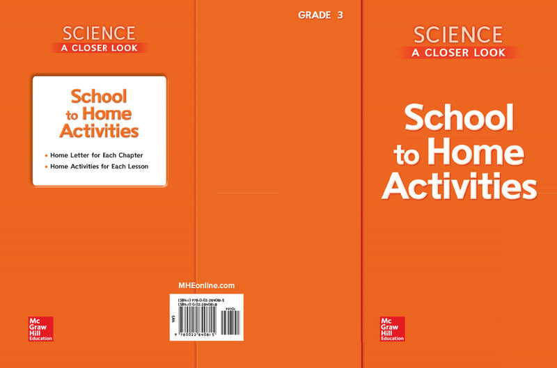 Science A Closer Look Grade 3 School To Home Activities