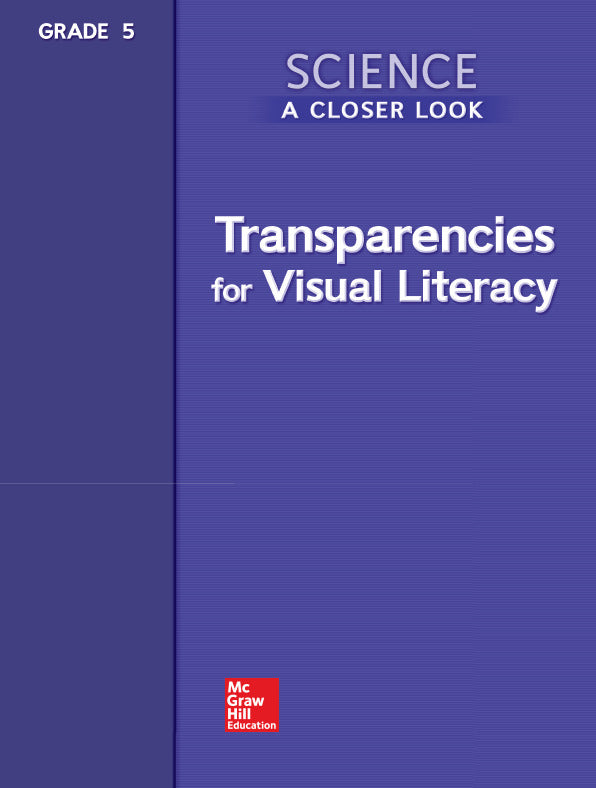 Science A Closer Look Grade 5 Transparencies For Visual Literacy