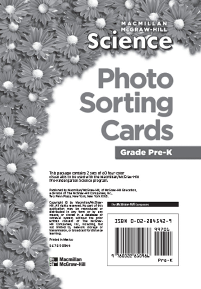 Science A Closer Look Grade Pre K Photo Sorting Cards