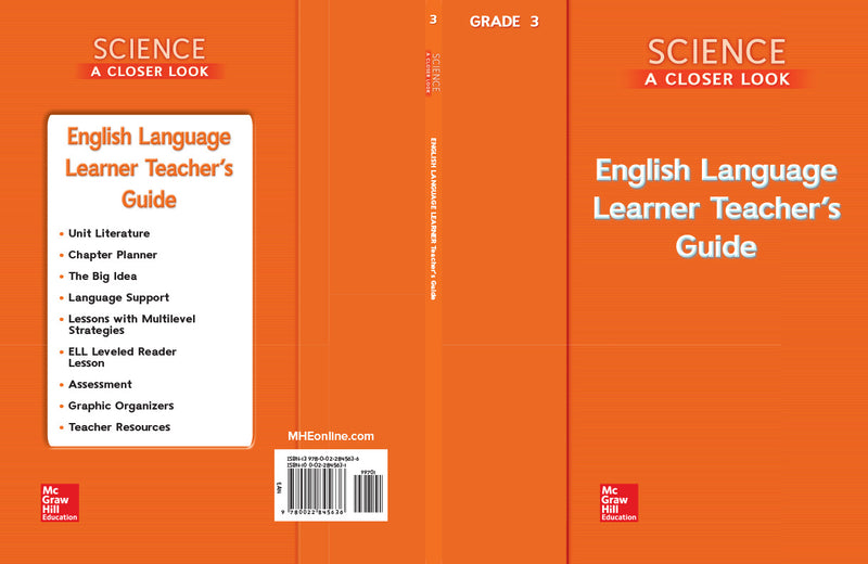 Science A Closer Look Grade 3 Ell Teachers Guide