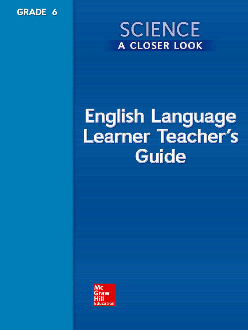 Science A Closer Look Grade 6 Ell Teachers Guide