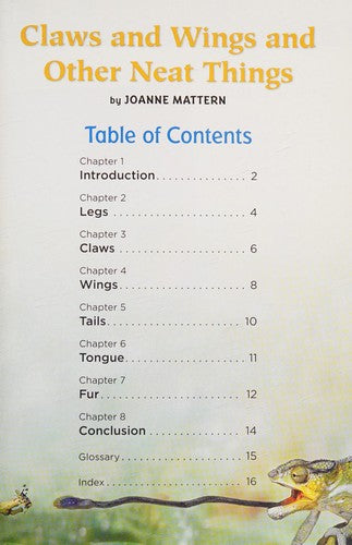 Science A Closer Look Grade 3 Leveled Book Beyond Claws And Wings And Other Neat Things