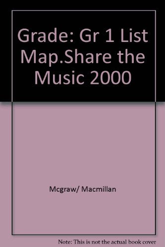 Share the Music Grade 1 Listening Map Transparencies [Paperback] McGraw-Hill Education