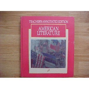 Macmillan Literature Series American Literature Grade 11: Teachers Annotated Edition (MacMillan Literature Series) Glencoe/McGraw-Hill