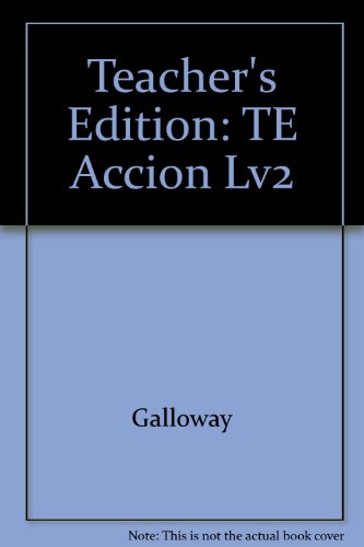 Accion Level 2, Teacher's Edition [Paperback] McGraw-Hill Education
