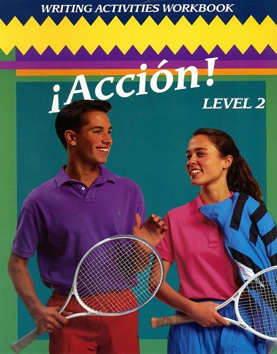 Accion! Level 2 Writing Activities Workbook, Teacher's Annotated Edition [Hardcover] Jacqueline A. Hall