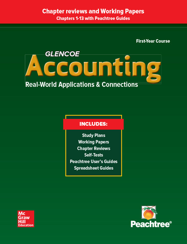 Glencoe Accounting Chapters 1 13 Working Papers 4e