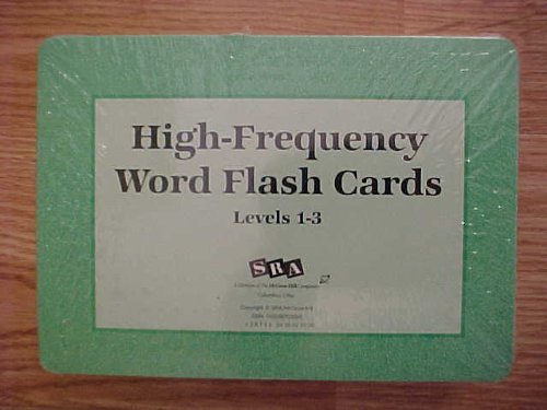 Set of SRA High-Frequency Flash Cards Levels 1-3 [Cards] SRA McGraw-Hill