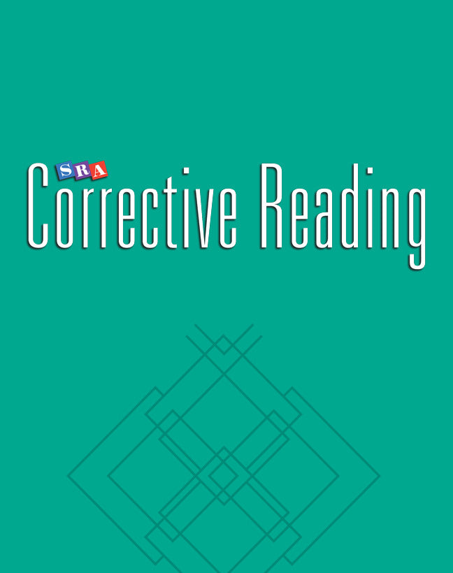 Corrective Reading Comprehension Level C Student Workbook 3e