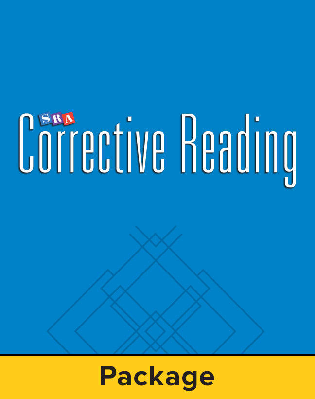 Corrective Reading Comprehension Level A Student Workbook Pkg Of 5 3e