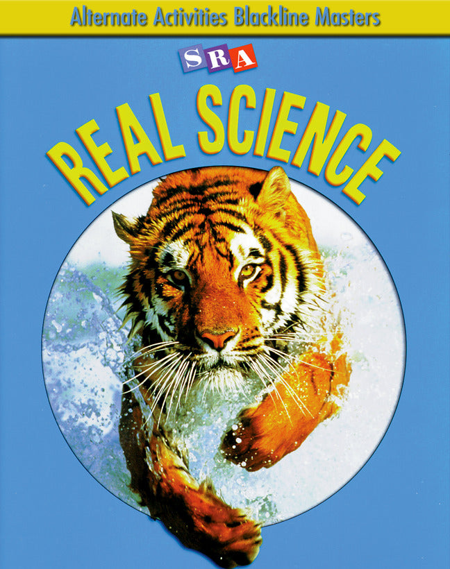 Sra Real Science Alternate Activities Blackline Masters Grade 3