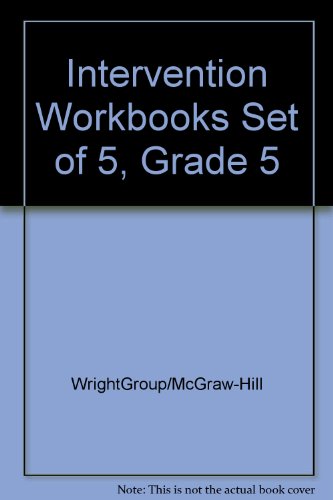 Intervention Workbooks Set of 5, Grade 5 [Paperback] McGraw-Hill Education
