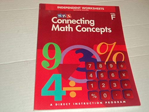 Connecting Math Concepts Level F Independent Work Blackline Masters 3e